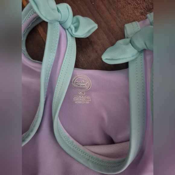 Lavender and Mint Bikini Set - Picture 2 of 2